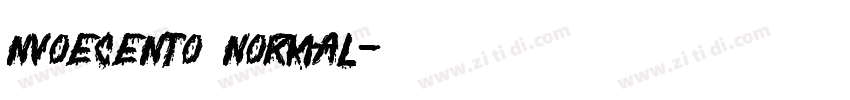 nvoecento normal字体转换